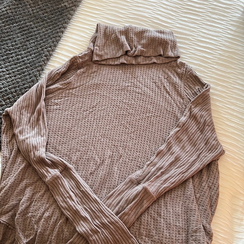 Free people cowl neck long sleeve tunic